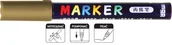 Kredki, ołówki, pastele i pisaki - M&G, Marker akrylowy 1-2 mm, złoty - miniaturka - grafika 1