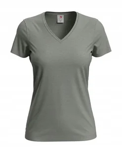 Koszulka damska T-shirt damski Stedman V-neck ST2700 Grey Heather L - Koszulki i topy damskie - miniaturka - grafika 1