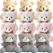 Plecaki - 12 Sztuk Zwierząt Pluszowych Breloczków Miś Wypełnione Lalki Plecak Lalki Zawieszki Plus - miniaturka - grafika 1