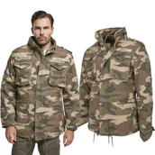 Odzież taktyczna i umundurowanie - Kurtka Brandit M65 Giant - Light Camo XXL - miniaturka - grafika 1