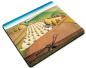 Podkładki pod mysz - Podkładka Fall Plowing Grant Wood 36x29cm - miniaturka - grafika 1