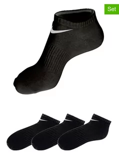 Skarpetki męskie - Nike Skarpety (3 pary) w kolorze czarnym - grafika 1