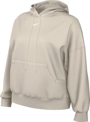 Nike DQ5858-104 W NSW PHNX FLC OOS PO Hoodie Długa koszulka damska LT Orewood BRN/Sail Rozmiar XS-T