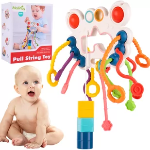 Zabawka Sensoryczna Edukacyjna Antystresowa Gryzak Montessori - Gryzaki dla dzieci - miniaturka - grafika 1