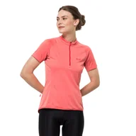 Koszulki i topy damskie - Damska koszulka rowerowa TOURER HALFZIP T W desert rose - XS - miniaturka - grafika 1