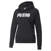 Bluzy damskie - Bluza z kapturem damska Puma ESS czarna 84719701-M - miniaturka - grafika 1