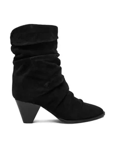 Badura Kozaki EO-APRIL-25FW218 Czarny - Botki damskie - miniaturka - grafika 1