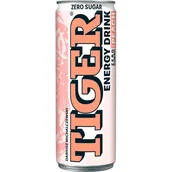 Napoje energetyczne i izotoniczne - Tiger Zero cukru Gazowany napój energetyzujący o smaku Peach 250 ml - miniaturka - grafika 1