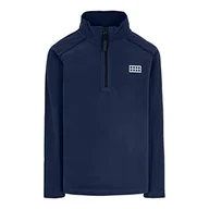 Kurtki i płaszcze dla chłopców - Lego Wear Kurtka polarowa chłopięca z zamkiem błyskawicznym, Ciemnogranatowy, 116 - miniaturka - grafika 1