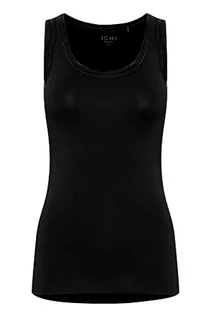 Koszulki i topy damskie - ICHI damski zola to top, czarny (Black 10001), M - grafika 1