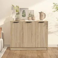 Komody - Lumarko Komoda, dąb sonoma, 90,5x30x70 cm, materiał drewnopochodny - miniaturka - grafika 1