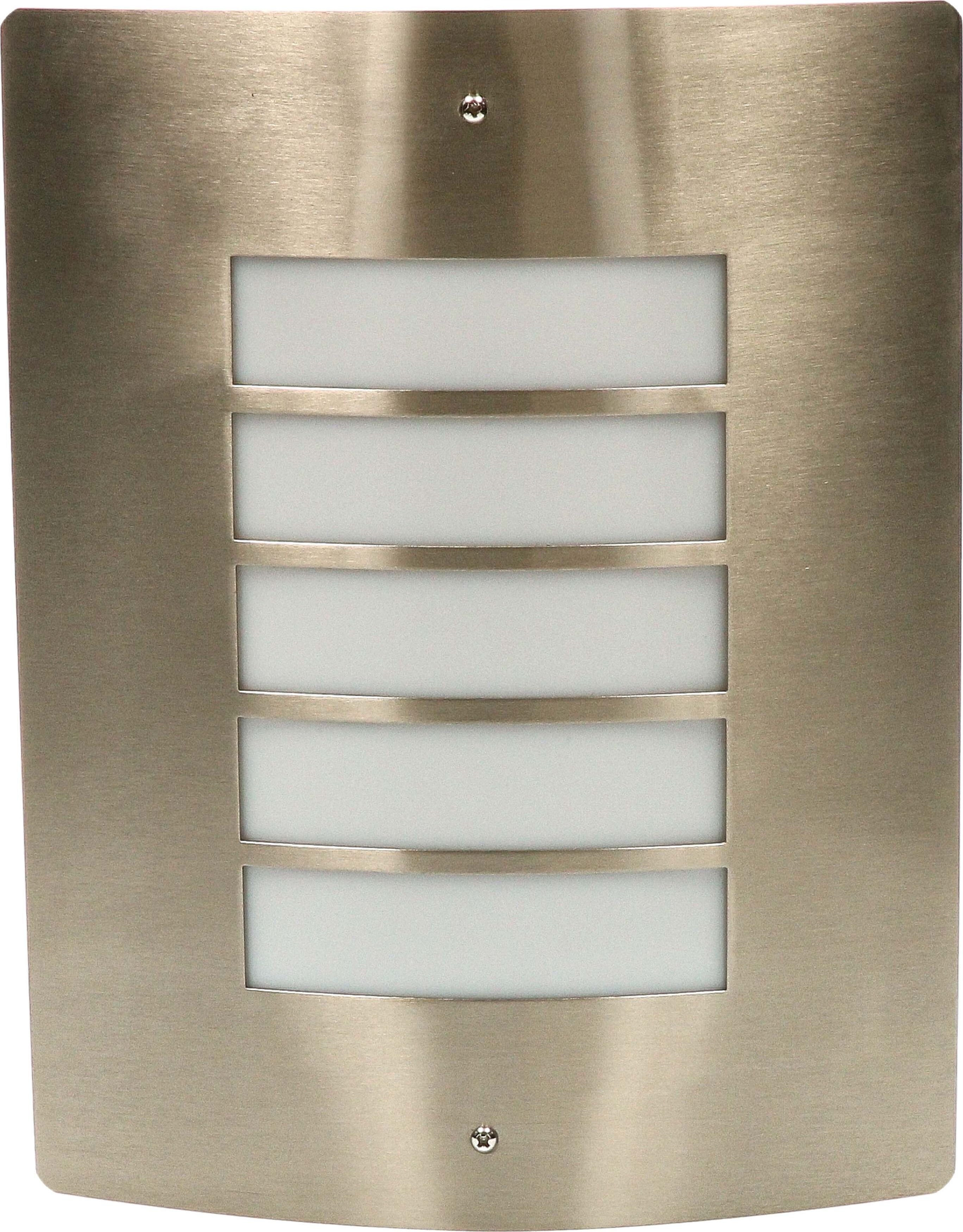 VITALUX Lampa ogrodowy EDGAR inox E27 18W