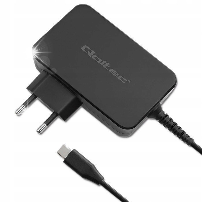 Szybka Ładowarka zasilacz do laptopa GaN POWER PRO 1xUSB-C 100W 5-20V 3-5A