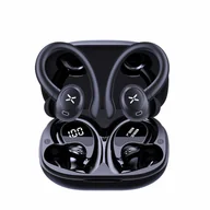 Słuchawki - Słuchawki bezprzewodowe TWS douszne sportowe Manta RYTMO Sport 2 MATWS012BK Czarne - miniaturka - grafika 1