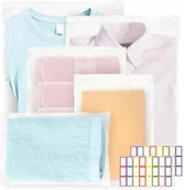 Plecaki worki - PRZEZROCZYSTE WORKI NA ZAMEK BŁYSKAWICZNY NA UBRANIA AKCESORIA ZESTAW x40 - miniaturka - grafika 1