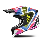 Kaski motocyklowe - Kask Cross Airoh Strycker View Połysk MultiXL - miniaturka - grafika 1