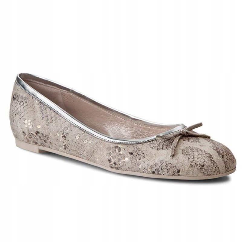 Gino Rossi Baleriny Skórzane We Wzór 36 3T5G12*