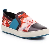 Trampki damskie - Buty Geox D Breeda A W D642QA-0AN54-C7V7J wielokolorowe - miniaturka - grafika 1