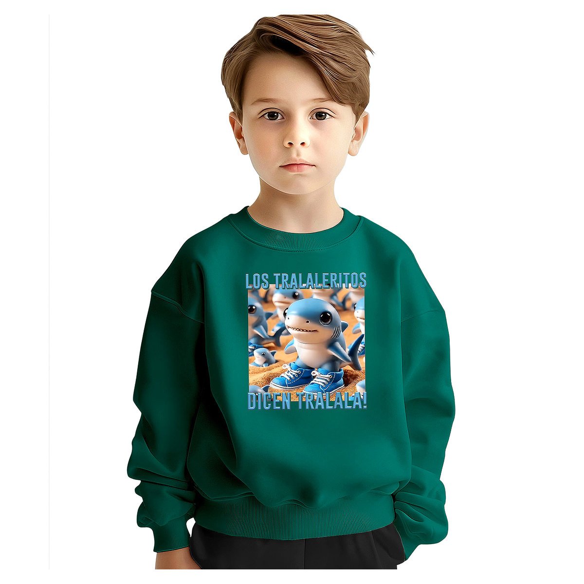 BLUZA DZIECIĘCA BRAINROT TRALALERO TRALALA 104 DLA CHŁOPCA DZIEWCZYNKI