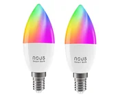 Systemy inteligentnych domów - Nous Inteligentna żarówka WIFI P4 (zestaw z 2) - miniaturka - grafika 1