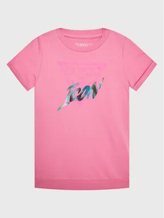 Guess Sukienka codzienna K3RK01 KB4O0 Różowy Regular Fit - Sukienki i spódniczki dla dziewczynek - miniaturka - grafika 1