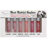 Szminki - The Balm Meet Matt(e) Hughes - 6 Mini Long-Lasting Liquid Lipsticks - Zestaw 6 mini matowych pomadek THELL6MPO - miniaturka - grafika 1