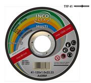 Akcesoria do elektronarzędzi - Flex Inco Inco tarcza uniwersalna metal pcv beton 125x1,0mm M415-125-1.0-22A60Rm M415-125-1.0-22A60Rm - miniaturka - grafika 1