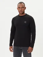Koszulki męskie - KARL LAGERFELD Longsleeve 755052 554235 Czarny Regular Fit - miniaturka - grafika 1