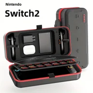 Akcesoria do Nintendo - TEMU 2025 Nintendo Switch 2 Kieszonka do przechowywania konsoli do gier z 24 gniazdami na karty, kompaktowy organizator ochronny do podróży, i - miniaturka - grafika 1