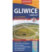 Plan Gliwice i okolice, 1:50 000 / 1:11 000 - Atlasy i mapy - miniaturka - grafika 1