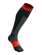 Skarpetki sportowe męskie - COMPRESSPORT skarpety kompresyjne narciarskie SKI TOURING FULL SOCKS black/red - miniaturka - grafika 1