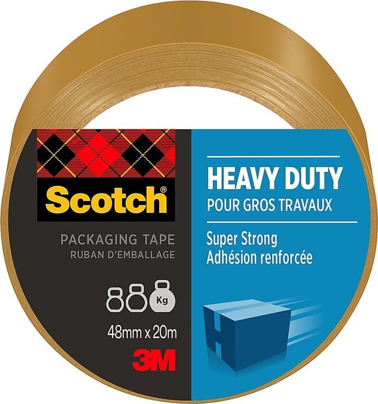 SCOTCH® Heavy Duty, 48mm x 20.3m, 1szt., brązowa