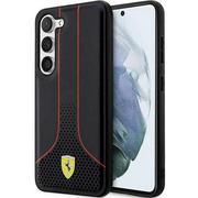 Etui i futerały do telefonów - Ferrari FEHCS23SPCSK S23 S911 czarny/black hardcase Perforated 296 P - miniaturka - grafika 1