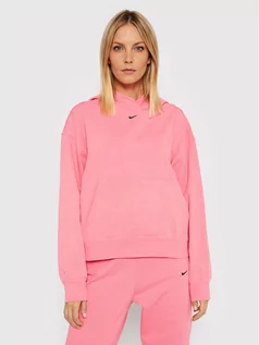 Bluzy damskie - Nike Bluza Sportswear CZ9854 Różowy Oversize - grafika 1