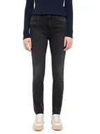 Spodnie damskie - Mustang Dżinsy "Shelby" - Slim fit - w kolorze czarnym - miniaturka - grafika 1