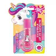 Błyszczyki do ust - CHLAPU CHLAP Błyszczyk do ust w kuleczce Unicorn - poziomka 1szt - miniaturka - grafika 1