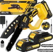 Piły elektryczne - Piła łańcuchowa IMOUM PIŁA ŁAŃCUCHOWA AKUMULATOROWA PILARKA 6" 2X AKU MOCNA IMOUM DLJT6 - miniaturka - grafika 1