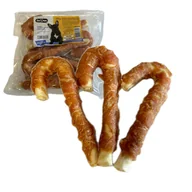 Przysmaki dla psów - HAU MIAU Pause snack - laski ze skóry owinięte kurczakiem 500g - miniaturka - grafika 1