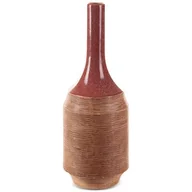 Wazony i flakony - Nowoczesny Wazon Ceramiczny Elda 16X16X48 Jasnobrązowy - miniaturka - grafika 1