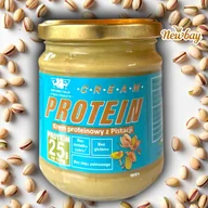 Słodkie kremy i masła - PROTEINOWY KREM PISTACJOWY BEZ GLUTENU, BEZ CUKRU I OLEJU PALMOWEGO - miniaturka - grafika 1
