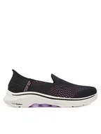 Półbuty damskie - Skechers Półbuty 125211/BKMT Czarny - miniaturka - grafika 1