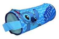 Piórniki - Niebieski piórnik tuba z uchwytem Disney Stitch 22 x 8 cm - miniaturka - grafika 1