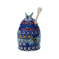 Pojemniki kuchenne - Ceramiczny pojemnik na miód Ceramika Bolesławiec - miniaturka - grafika 1