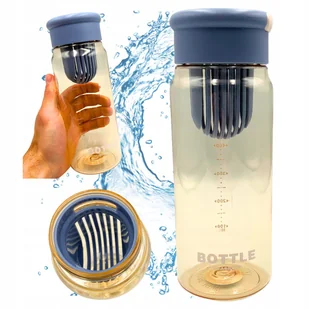 Butelka Bidon Na Wodę Napój Sportowa Trwała Z Podziałką Filtrem 650 ml - Shakery i bidony sportowe Butelka Bidon Na Wodę Napój Sportowa Trwała Z Podziałką Filtrem 650 ml - Shakery i bidony sportowe - miniaturka - grafika 1