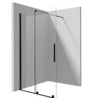 Ścianki i drzwi prysznicowe - Deante JASMIN Ścianka prysznicowa walk-in 120cm przesuwna NERO KTJ_N32R - miniaturka - grafika 1