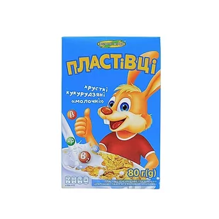 Płatki kukurydziane glazurowane polewą cukrową mleczne "Corn Flakes Złote Ziarno" 80g - Kasza - miniaturka - grafika 1