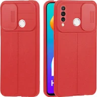 Etui i futerały do telefonów - Pokrowiec König Design kompatybilny z Huawei P30 Lite - etui na telefon w kolorze czerwonym - miniaturka - grafika 1