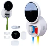 Końcówki do szczoteczek elektrycznych - ZENT® Uveo Plus – Inteligentny sterylizator UV z technologią Dual-LightCare™ i ThermoDry™ bez wiercenia, samoprzylepny z 3 uchwytami - miniaturka - grafika 1