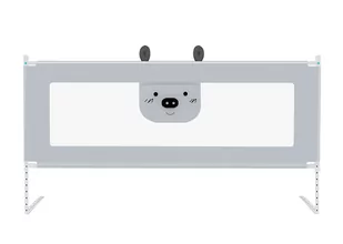 Barierka ochronna MIŚ 200 cm Grey - Zabezpieczenia dla dzieci Barierka ochronna MIŚ 200 cm Grey - Zabezpieczenia dla dzieci - miniaturka - grafika 1