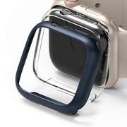 Akcesoria do smartwatchy - Ringke Nakładka Slim do Apple Watch 7 41 mm Przezroczysty/granatowy - miniaturka - grafika 1
